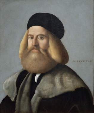 A Man, ca. 1505 (Marco Basaiti) (1470-1530) Galleria dell