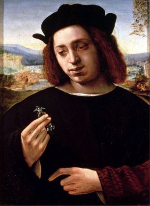 A Man, ca. 1506 (attributed to Ridolfo del Ghirlandaio) (1483-1561) Palazzo Pitti Firenze