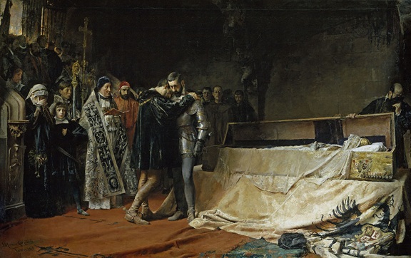 The Conversion of the Duke of Gandia, May 1539, (Jose Moreno Carbonero) Prado, Madrid