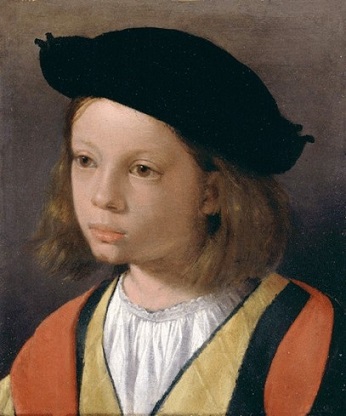 A Boy, ca. 1500-1510 (attributed to Giorgione) (1477-1510) Felder Old Master Paintings, London