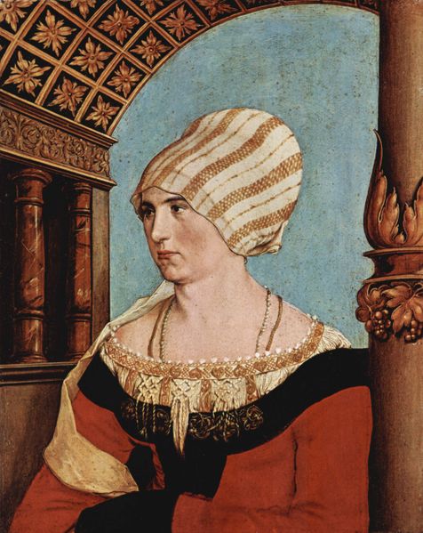 Dorothea Meyer (nee Kannengießer), 1516  (Hans Holbein the Younger) (1497-1543) Kunstmuseum, Basel  