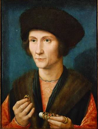 A Goldsmith ca. 1505-1510 (Gerard David) (1460-1523) Kunsthistorisches Museum, Wien  GG_970  