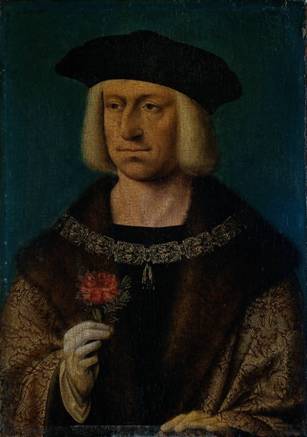 Maximilian I, Holy Roman Emperor, ca. 1510 (Joos van Cleve)   (1464-??)  Location TBD