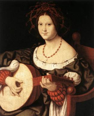 A Woman ca. 1510 (Andrea Solari) (1475-1515) Galleria Borghese, Roma           OP 