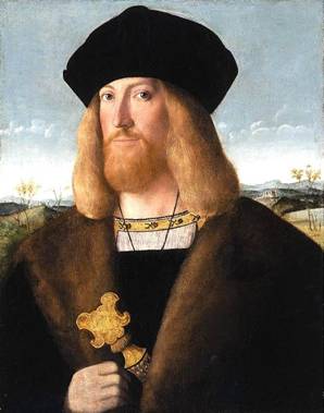 A Man, ca. 1508-1510 (Bartolomeo Veneto) (fl.1502-1546) Private Collection         