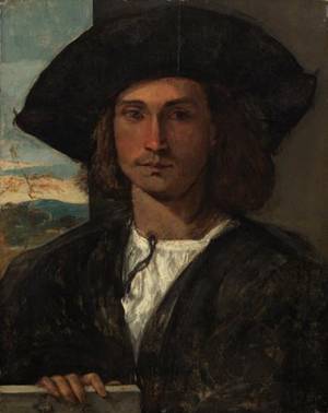 A Young Man ca. 1510 (Unknown Venetian Artist) Kunsthistorisches Museum, Wien  GG_337