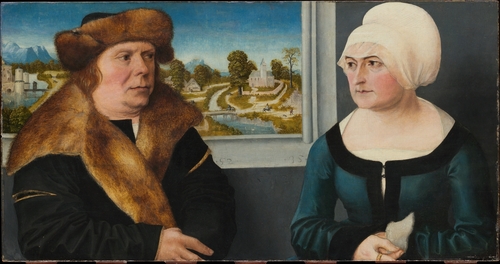 Man & Wife, 1512 (Ulrich Apt the Elder) (fl.1481-1532) The Metropolitan Museum of Art, New York, NY    12.115          