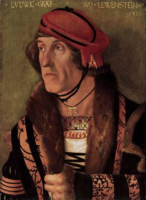  Ludwig, Count von Löwenstein, ca 1513 (Hans Baldung Grien) (1484-1545) Staatliche Museen zu Berlin  