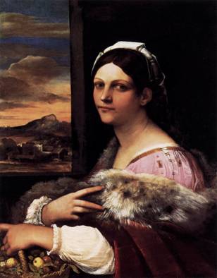 Young Roman Woman “1512-1513” (Sebastiano del Piombo) (1485-1547) Staatliche Museen zu Berlin   