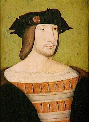 Francis I, King of France, ca. 1515-1520 Unknown Artist possibly Jean Clouet 1480-1541 Museé Condé Chantilly         