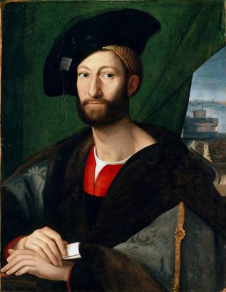 Giuliano de Medici, ca. 1515 (c.a. Raphael) (1483-1520) Metropolitan Museum of Art, New York, NY     49.7.12         
