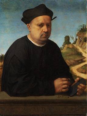 A Jeweler, 1516 (Franciabiggio) (1482-1525) Princeton University Art Museum, NJ    y1983-4 