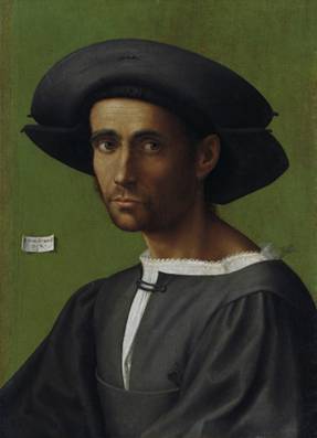 A Man, 1517  (Franciabigio) (1482-1525) Liechtenstein Museum, Wien   GE851    