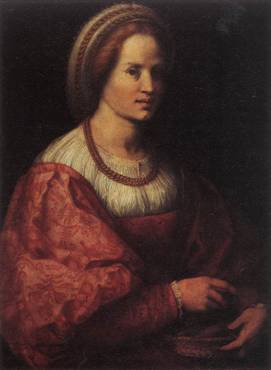 A Woman, ca. 1517 (Andrea del Sarto) (1586-1531) Galleria degli Uffizi, Firenze 