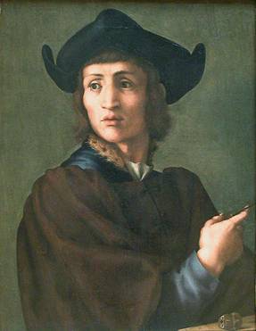 A Man, ca. 1518  (Pontormo) (1494-1556) Musée du Louvre, Paris  INV 223 