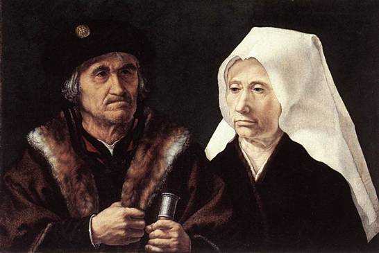  An Elderly Couple, ca. 1519  (Jan Gossaert, aka Mabuse)     (1470-1543) The National Gallery, London  