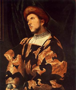 A Man, ca. 1516-1519 (Girolamo Romanino) (1484-1559) Szépművészeti Múzeum, Budapest      