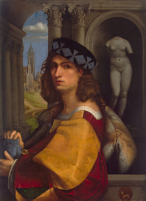 Man, Self-Portrait?, 1512 (Domenico Capriolo) (ca. 1494-1528) The State Hermitage Museum, St. Petersburg, Russia 