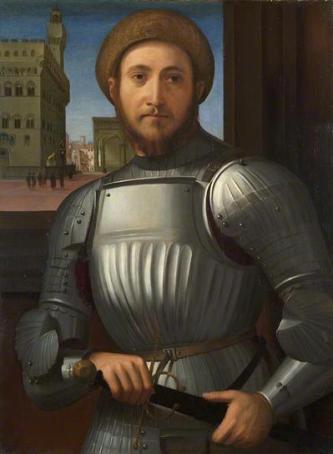 A Man in armour, ca. 1510 (attributed to Francesco Granacci) (1469-1543) The National Gallery, London   NG895  
