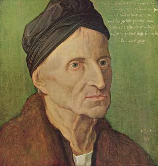 Michael Wolgenmut, 1516 (Hans Holbein the Younger) (1497-1543) Germanisches Nationamuseum, Nürnberg 
