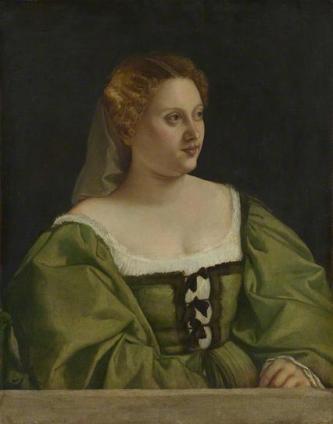 Venetian Lady, ca. 1516-1517 (UA) The National Gallery, London   NG595