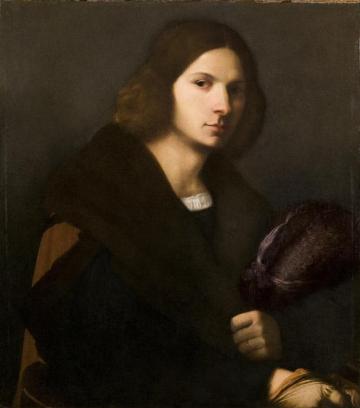 A Young Man, ca. 1510 (circle of Giorgione) (1477-1510) Museo Poldi Pezzoli, Milano  Inv. 4579