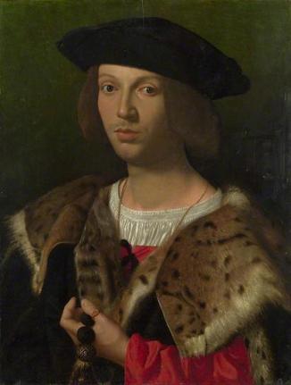 Young Man, ca. 1518 (UA attrib. Raphael) (1483-1520) The National Gallery, London  NG 1052