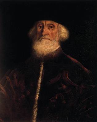 Procurator Jacopo Soranzo, ca. 1550   (Tintoretto) (1518-1594) Castello Sforzesco, Milano 