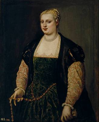 Lavinia Vecellio, ca. 1560   (Paolo Veronese) (1528-1588)    Museo del Prado, Madrid    P00487  