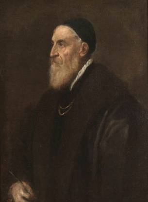 Self-Portrait,  ca. 1562 (Titian) (1488-1576) Museo del Prado, Madrid    P00407 
