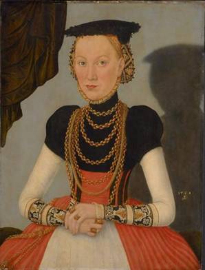 A Woman, 1564  (Lucas Cranach the Younger) (1515-1586)  Kunsthistorisches Museum, Wien    GG_886 