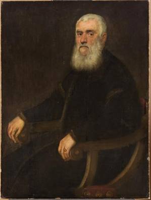 A Man, ca. 1560-1565 (Tintoretto) (1519-1594)      Kunsthistorisches Museum, Wien      GG_44    