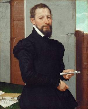 G. P. Maffeis, Rhetoric Chair, Genoa, 1565  (Giovanni Battista Moroni) (1522-1579)    Kunsthistorisches Museum, Wien   GG_88       