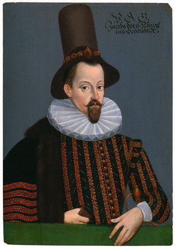 James VI, King of Scotland, future King of England, ca. 1590 (Unknown Artist) National Portrait Gallery, London, NPG 1188