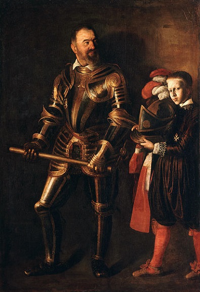 Alof de Wignacourt and his Page, , ca. 1608 (Caravaggio) (ca. 1571-1610)   Musée du Louvre, Paris,  Inv. 57 