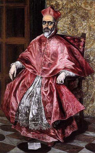 A Cardinal, possibly  Don Fernando Niño de Guevara,  ca.1600  (El Greco) (1541-1618)   The Metropolitan Museum of Art, New York, NY,  29.100.5 
