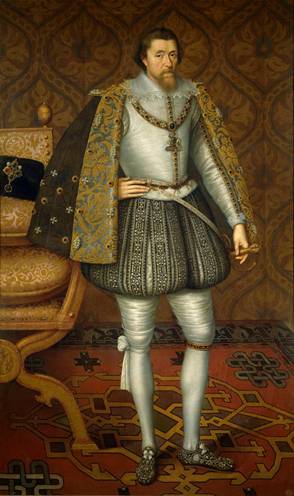 James I, King of England, ca. 1604 (John de Critz) (1551-1642) Museo Nacional del Prado, Madrid,   P01954  
