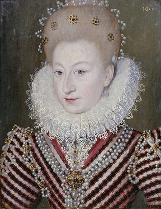 Catherine Henriette de Balzac de Entragues, 1600 (Unknown Artist)   Musée National du Château et des Trianons, Versailles 