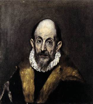 A Man, possibly a Self-Portrait, ca. 1595-1600 (El Greco) (1541-1618)    The Metropolitan Museum of Art, New York, NY, 24.197.1      