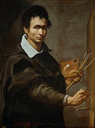 Self Portait , ca. the beginning of 17th century” (attributed to  Ozario Borgianni) (ca. 1575-1618) Museo Nacional del Prado, Madrid,  P00877 
