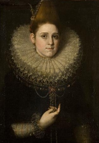 A Lady, possibly Eleanor de Medici, ca.1602  (attributed to Frans Pourbus the Younger) (1569-1622) Utah Museum of Fine Arts,  Salt Lake City  1982.293 
