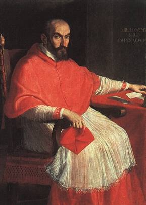Cardinal Giovanni Battista Agucc, ca. 1605 (Domenichino) (1581-1641)     Galleria degli Uffizi, Firenze     

