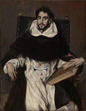 Fray Hortensio Félix Paravicino, ca. 1609 (El Greco) (1541-1618)    Szépművészeti Múzeum, Budapest    04.234   
