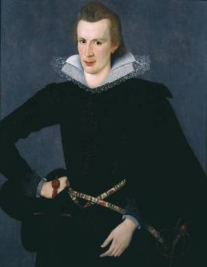 A Young Man, ca. 1605  (attributed to William Segar) (1564-1633) Tate Britain, London
