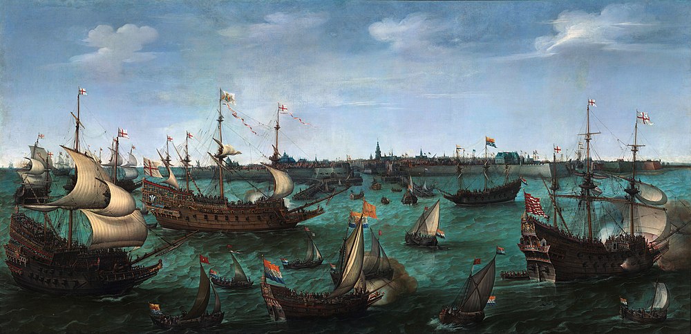 The Arrival of Frederick V and Elizabeth Stuart, 1613, April 13th (Hendrik Cornelisz. Vroom) Frans Hals Museum, Haarlem, Inv. os I-346