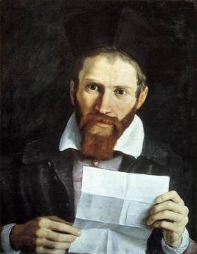 Monsignor Giovanni Battista Agucchi, ca. 1603-1604 (attributed to Annibale Carracci) (1560-1609)  York Art Gallery, UK, YORAG : 787  