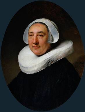 Haesje von Cleyburg, ca. 1634  (Rembrandt van Rijn) (1606-1669) Location TBD

