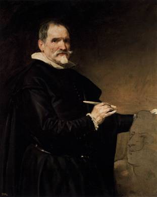 Juan Martinez Montañés, ca. 1635   (Diego Velazquez)  (1599-1660)   Museo Nacional del Prado, Madrid      