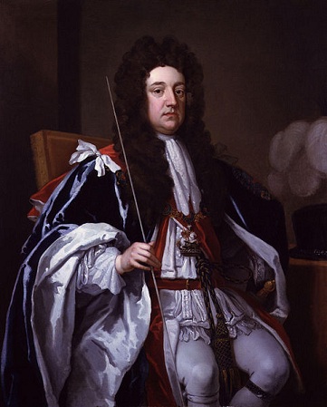 Sidney Godolphin, 1st Earl, ca. 1706 (Sir Godfrey Kneller) (1646-1723)   National Portrait Gallery, London, NPG 5719  