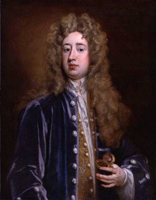 Charles Mohun, 4th Baron Mohun, 1707  (Sir Godfrey Kneller) (1646-1723)   National Portrait Gallery, London,   NPG 3218   